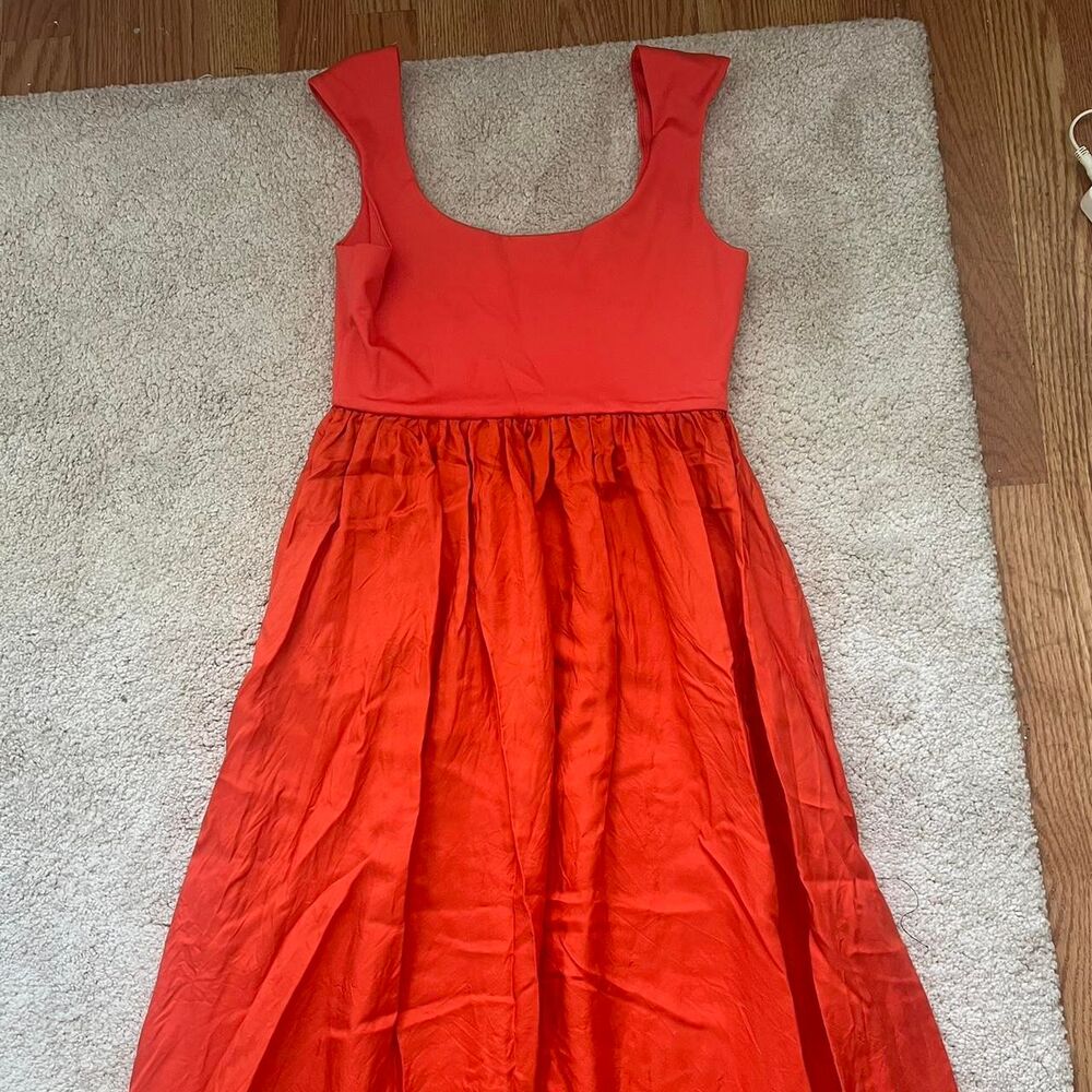 Cynthia-rowley Women's Orange and Red Dress